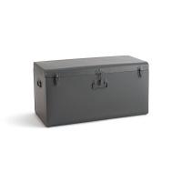 Сундук Металлический для хранения Denise единый размер серый AM.PM  фото, kupilegko.ru